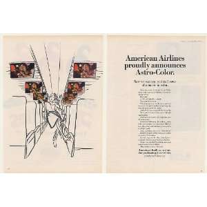  1967 American Airlines Astro Color Movie Screens 2 Page 