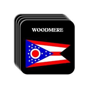  US State Flag   WOODMERE, Ohio (OH) Set of 4 Mini Mousepad 