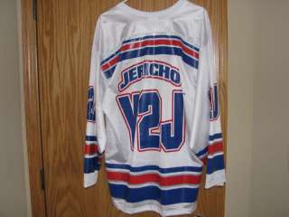 Chris Jericho Vintage Y2J Hockey Jersey *NEW* WWF WWE  