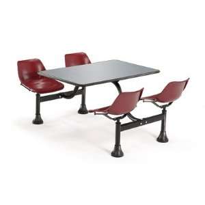  Group/Cluster Table and Chairs Picnic Table with Stainless 