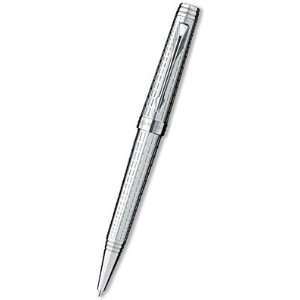  Parker Premier Ballpoint Pen Silver Lines: Office Products