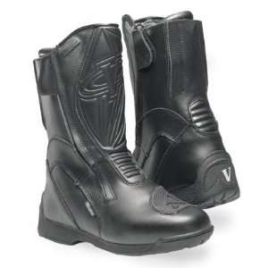  Vega 10 Touring Black Leather Waterproof Boots (Mens & Womens 