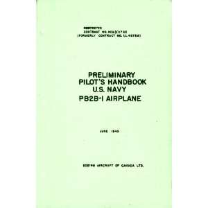   Boeing PB2B 1 Aircraft Flight Pilots Handbook Manual: Boeing: Books