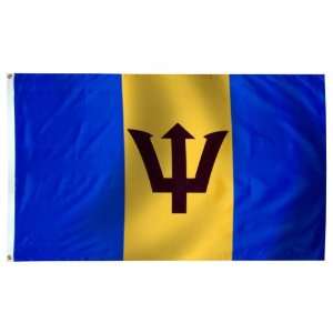  Barbados Flag 5X8 Foot Nylon Patio, Lawn & Garden