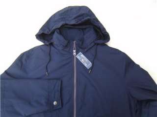 American Living POLO Zip Hoodie Mens XL Jacket Coat Navy Fleece Blazer 