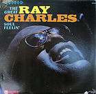 THE GREAT RAY CHARLES SOUL FEELIN LP 196? STEREO NICE