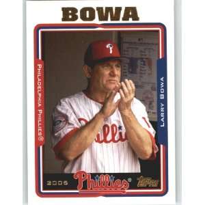  2005 Topps #288 Larry Bowa MG   Philadelphia Phillies 