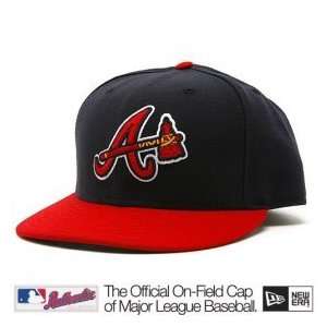  Atlanta Braves Authentic Hat Cap 7 3/8 5950 Alternate New 