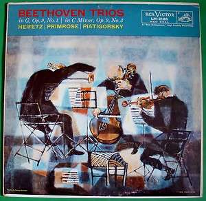   PRIMROSE, PIATIGORSKY   BEETHOVEN trio   RCA SHADED DOG LM 2186  