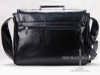   fashion leather shoulder bag messenger hand laptop big briefcase 2236