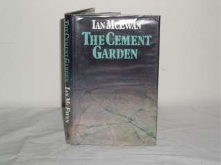 IAN McEWAN The Cement Garden 1st 1978 HCDJ  *SIGNED*    