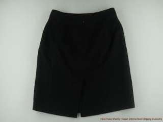 Liz Claiborne Black Pleated Skirt Womens Sz 14 SGVG  