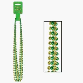  St Patricks Day Gold & Green 33 Beads 6 Per Pack