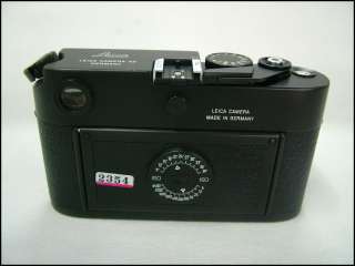 LEICA M6 TTL 0.72 Rangefinder Black MINT #2354  