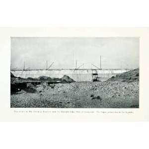   Jalpa Mexico Oscar Braniff Levee Breakwater   Original Halftone Print