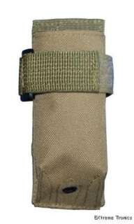 MOLLE Flashlight Pouch Holster Tactical Vest OD TAN  