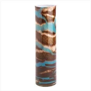  Teal Topography Cylinder Vase