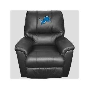  Rocker Recliner With Lions XZipit Panel, Detroit Lions 