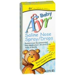  AYR BABY SALINE NOSE SPRAY/DRP 30ML ASCHER B.F.AND COMPANY 