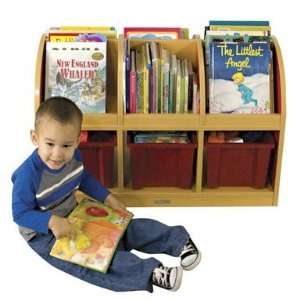  ECR4Kids Book Storage Island Toddler
