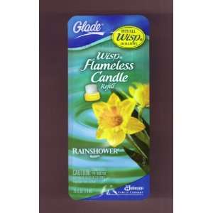  Glade Wisp or Wisp Flameless Candle Refill, RAINSHOWER 