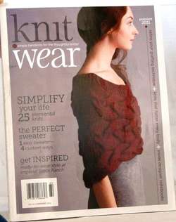 KNIT WEAR Premier Issue Magazine THE PERFECT SWEATER 2011 $14.99 BRAND 
