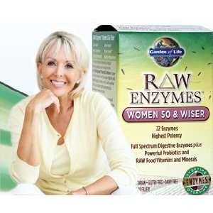  Raw Enzymes for Women 50 & Wiser