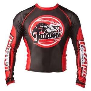  Tatami GenX Black and Red Rash Guard: Sports & Outdoors