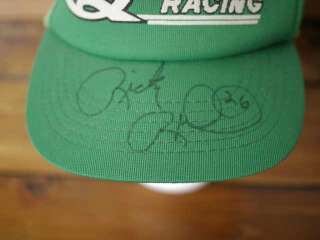 Vtg Signed RICKY RUDD #26 Quaker State Racing Trucker Hat Cap One Size 