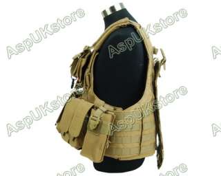 1000D CIRS Tactical Combat Protection Vest Tan A G  