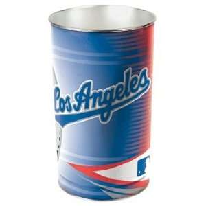   Los Angeles Dodgers Waste Paper Trash Can   Trash Cans: Home & Kitchen
