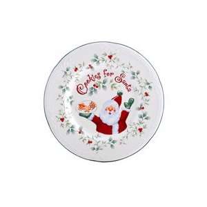  Pfaltzgraff Winterberry Cookies for Santa Plate, 8 1/4 