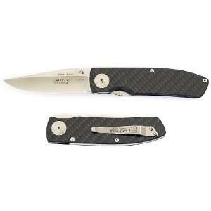 Klotzli ACC1 C Walker Folding Knife 3 Blade, Carbon Fiber Handles 