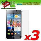 3X Front Clear Silicone LCD Screen Protector Film for Samsung Galaxy 