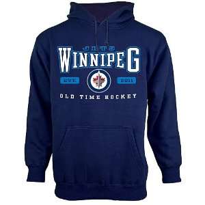  Old Time Hockey Winnipeg Jets Raked Hoodie Sports 