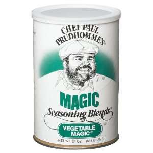 Chef Paul Vegetable Magic Seasoning, 24 Ounce Canister  