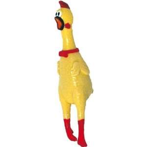   Squeezy Rubber Chicken With Noise Fancy Dress Costume Toys & Games