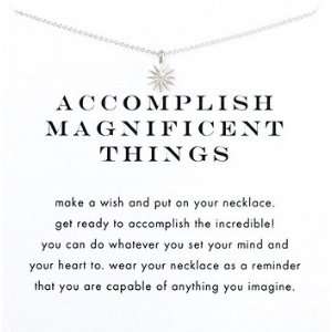  Accomplish Magnificent Things Gift Necklace Jewelry