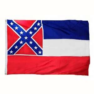  Mississippi State Flag   5x8   Nylon Patio, Lawn 