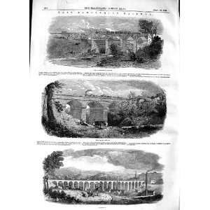   1848 LANCASHIRE RAILWAY ALDERBOTTOM VIADUCT ACCRINGTON