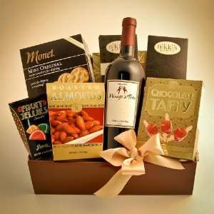 Wine Indulgence Gourmet Gift Basket 