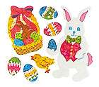 Stickety Doo Da Easter Puppy/Kittens 3 ft Roll w/ 100 Stickers NEW 