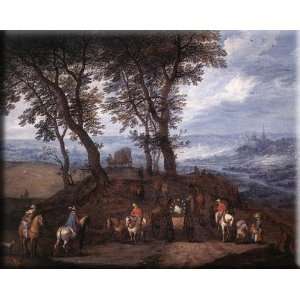   16x13 Streched Canvas Art by Brueghel, Jan the Elder: Home & Kitchen