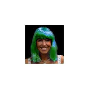  Green Neon Wig