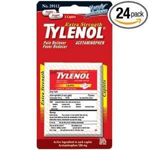  Handy Solutions Ex Strength Tylenol, 2 Cap Packages (Pack 