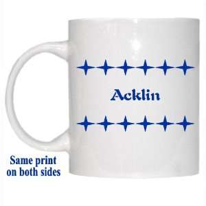  Personalized Name Gift   Acklin Mug: Everything Else