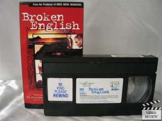 Broken English VHS Aleksandra Vujcic, Julian Arahanga 043396827332 