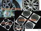 Audi rings Cap Decal Sticker A3 S3 A4 S4 RS4 A6 RS6 TT