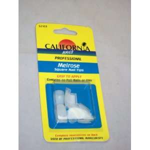  California Nails Acrylic Tips Melrose 20 Set Kit New Sq 