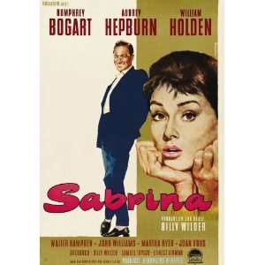  Sabrina (1954) 27 x 40 Movie Poster German Style B